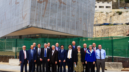 Board of Trustees' visit to the new Library and Central Administration buildings in Byblos campus
