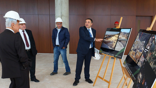 Board of Trustees' visit to the new Library and Central Administration buildings in Byblos campus