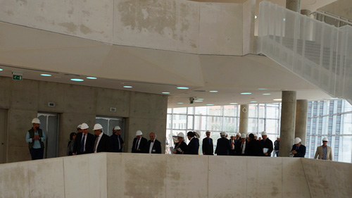 Board of Trustees' visit to the new Library and Central Administration buildings in Byblos campus