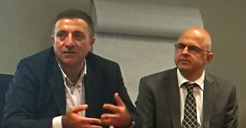 Roy Majdalani and Georges Hamouche in the FM Team Interactive Meeting