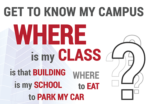 Find my way around campus