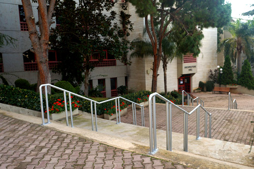 Handrails on Campus Grounds