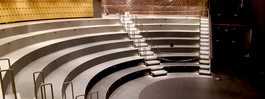 Gulbenkian Amphitheater Renovation in its final stages